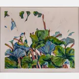Anemones by Gary Bukovnik, Watercolor on paper, offered Oct 2022