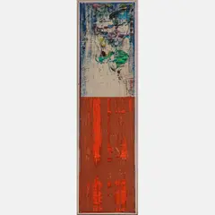 Untitled by David A. Haberman, Oil on board, offered Oct 2022
