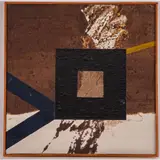 Flech Car by John-Franklin Koenig, Collage on canvas, offered Oct 2022