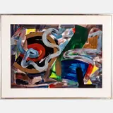 Life in Williamsburg, Brooklyn by David A. Haberman, Mixed media, offered Oct 2022