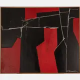 Canyon by William C. Drescher, Oil on canvas, offered Oct 2022
