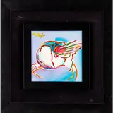 Retro Suite II: I Love the World #78 by Peter Max, Acrylic on serigraph on paper, offered Oct 2022