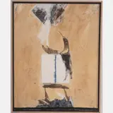 Untitled by John-Franklin Koenig, Oil and mixed media on paper, offered Oct 2022