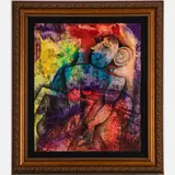 Sometime Ago by Alexandra Nechita, Acrylic on canvas, offered Oct 2022