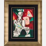 Victorious Spirit, 2004,Hand painted by Alexandra Nechita, lithograph, offered Oct 2022