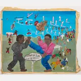 Faron- N Rive by Maxan Jean-Louis, Oil on canvas, offered Sep 2022