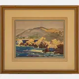 Smuggler's Cove by Mattee Lutz, Watercolor on paper, offered Sep 2022