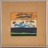 The Little Sumi W.C by Thomas Salomon, Watercolor, offered Sep 2022