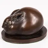 Rabbit by Laurence G. Isard, Bronze, offered Aug 2022