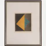 Untitled,Embossed colored by Arthur Luiz Piza, etching, offered Aug 2022
