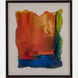 Untitled by Kathleen Hammett, Oil on torn paper, offered Aug 2022