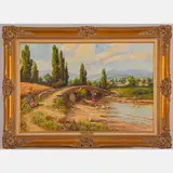Egy Viragzo Nyar by Turoczy, Oil on canvas, offered Aug 2022