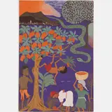 Untitled by Henriot Gelin, Oil on board, offered Jul 2022