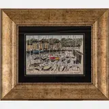 Rothesay Bay, Isle of Bute,Hand colored by Lea Forkos, engraving, offered Jul 2022