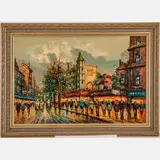 Moulin Rouge by Antonio Francesco Peruzzini, Oil on canvas, offered Jul 2022