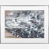Ammonite Town, 1988 Painted paper and by Friedhelm Lach, monotype, offered Sep 2016