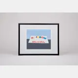 Rainbow, Reverse by Lucas Reiner, acrylic on mylar, offered Sep 2016