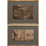 Pheasant Shooting' and 'Snipe Shooting by Robert Havell, etching and aquatints with hand-coloring on laid paper, offered Aug 2016