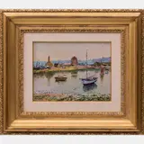 Camaret by Laurent Vialet, Oil on canvas, offered Sep 2015