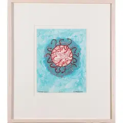 Tomtom Moon by Edwin Mieczkowski, 2003, Acrylic and pen on paper, offered Sep 2015