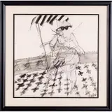 Untitled by Barry Le Va, Pen and ink, offered Sep 2015