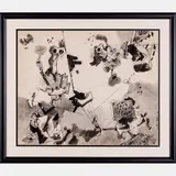 Untitled by Barry Le Va, Pen and ink, offered Sep 2015