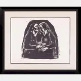 Maria und Elisbeth by Käthe Kollwitz, 1929, Woodcut, offered Sep 2015