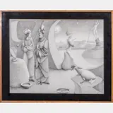 Luz Interna by Daniel Kent, 1977, Ink on paper, offered Sep 2015