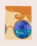 (1892-1990) Winter Resort, Nice by Erté, Silkscreen, offered Jul 2015