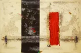 Grey Red, Carborundum by James Coignard, etching, offered Jul 2015