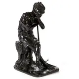 (20th Century) Seated Farmer by Moromoku, Bronze, offered Jun 2015