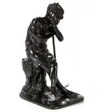 (20th Century) Seated Farmer by Moromoku, Bronze, offered Mar 2015