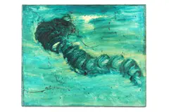 Untitled by Wang Jangeng, oil on canvas, offered Nov 2020