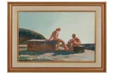 Untitled by Louis Pierre Rigal, oil on board, offered Nov 2020
