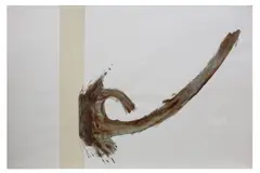 Untitled by S Cook, oil and wax on canvas, offered Nov 2020