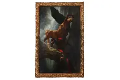 Untitled by Maximilian Wachsmuth, oil on canvas, offered Oct 2020