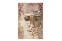Untitled by Souad Mardam Bey, oil on canvas, offered Oct 2020