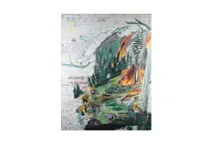 Untitled by Jeffar Khaldi, oil on canvas, offered Oct 2020