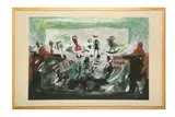 Untitled by Amal Nasr, gouache and pastel on paper, offered Oct 2020