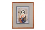 Untitled by Farooq Hassan, gouache on card, offered Oct 2020