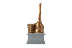 Untitled by David Shrigley, oil, offered Oct 2020