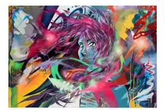 Untitled by See One, acrylic and mixed, offered Oct 2020