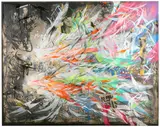 Untitled by See One, mixed media on canvas, offered Oct 2020