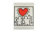 Untitled by Keith Haring, oil, offered Oct 2020
