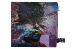 Untitled by Matt Small, Acrylic and Oil on fridge door Unique work, offered Oct 2020