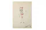 Untitled by Jean-Michel Basquiat, oil, offered Oct 2020