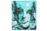 Untitled by William Krasnal, oil on canvas, offered Oct 2020