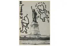Untitled by Keith Haring, drawing, offered Oct 2020