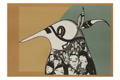 Untitled by Lucy McLauchlan, screenprint, offered Oct 2020
