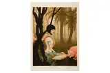 Untitled by Melissa Haslam, screenprint on paper, offered Oct 2020